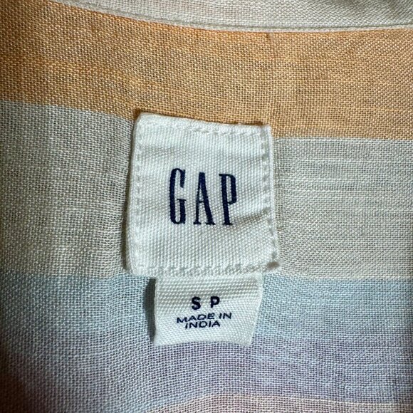 GAP Relaxed Drapery Striped T-Shirt, Womens Size Small - Picture 3 of 5
